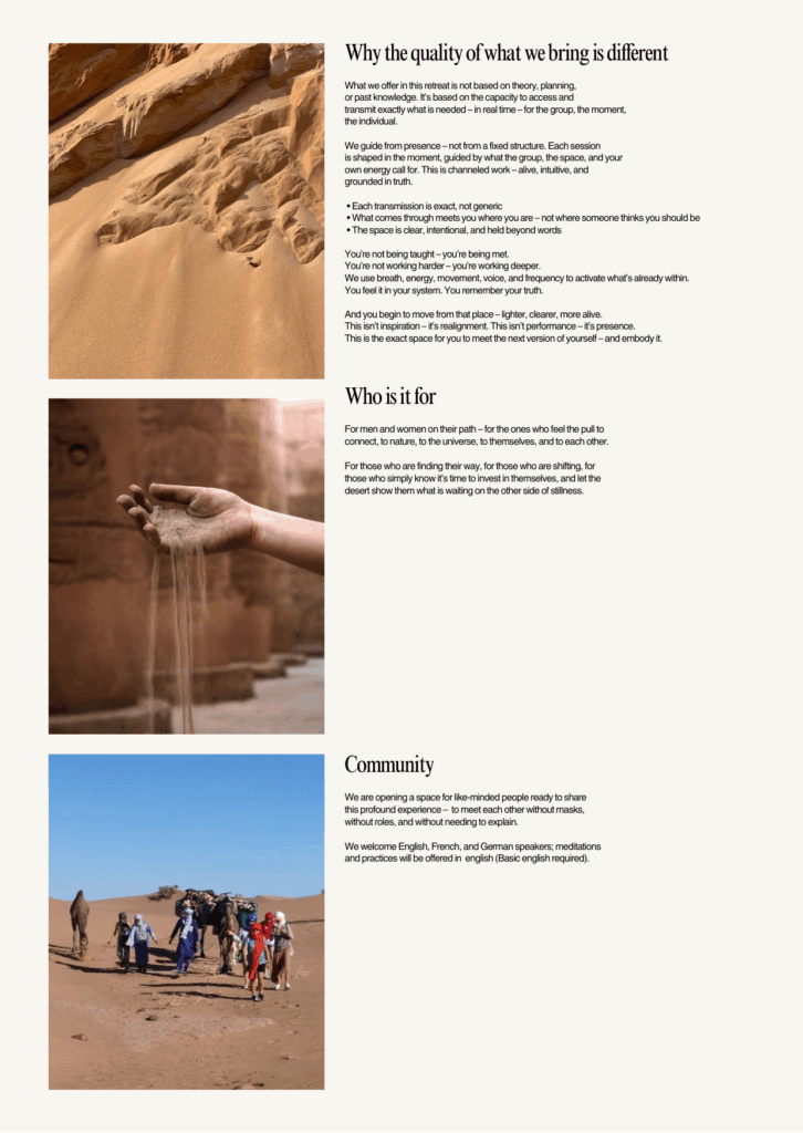 Magical Desert Retreat- Marocco 4